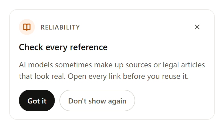 Extension card: Asked for sources? Check them before you reuse them.